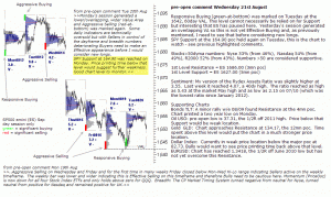 S&P 500 emini pre-open 21st August