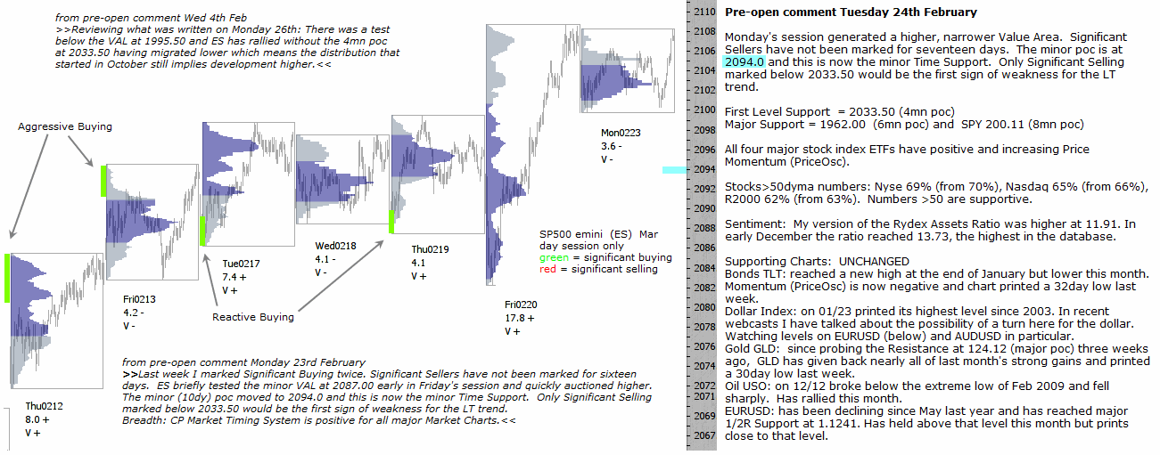 S&P 500 emini pre-open 24th February